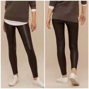 Wilfred Free Daria Faux Leather Leggings Size XS